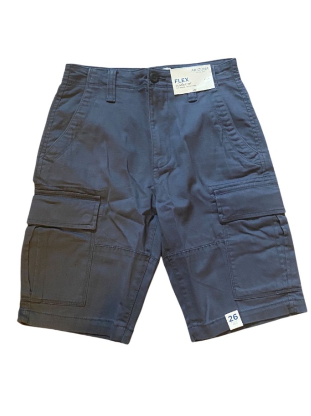 Arizona Jean Company Cargo Shorts - Blue NWT Waist 26 Size 14